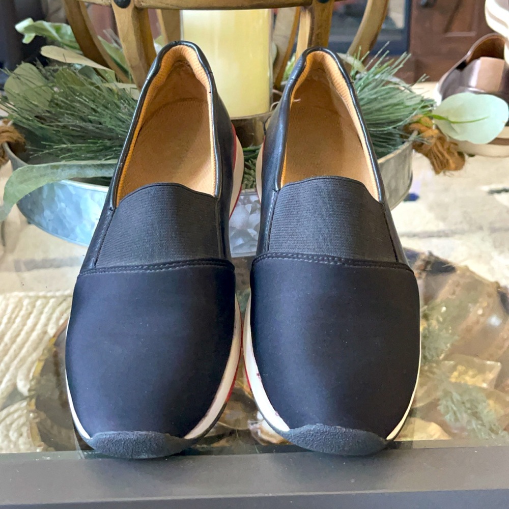 Black flats.